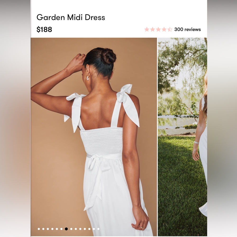 Show Me Your Mumu Garden midi dress - bridal - Picture 5 of 8